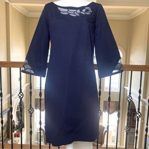 Lilly Pulitzer, True Navy sheath dress. Size 10